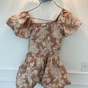 Loveshackfancy puff sleeve dress